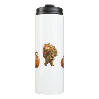 Süßer Wald-Elfen-Kürbis-Becher Thermosbecher