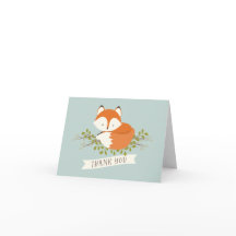 Süßer WaldFox danken Ihnen