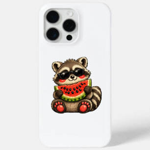 Süßer Waschbär mit Wassermelone Case-Mate iPhone Hülle