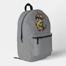 Süßer Waschbär-Schüler-Rucksack | Zurück zur Schul