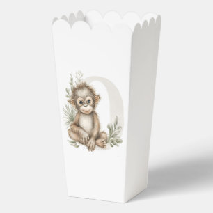 Süßer Wasserfarbe-Baby-Tier-Alphabet Orang-Utan Geschenkschachtel