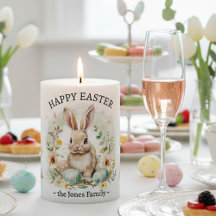 Süßer Wasserfarben-Osterhase