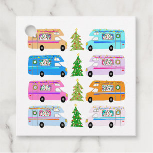 Süßer Weihnachts-Camper Vintage-Motorhomes RV Weih Geschenkanhänger