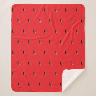 süßer Weihnachts-Dachshund  Sherpadecke