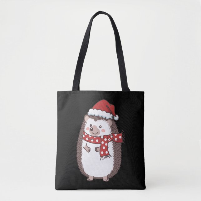Süßer Weihnachts-Igel-Feiertag (Vorderseite)