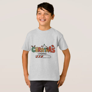 Süßer Weihnachts-Lade-Sticker T-Shirt