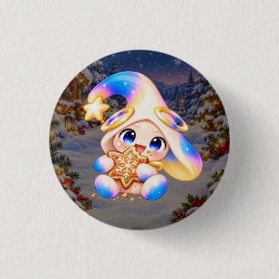 Süßer Weihnachts-Pastell-Button - Hübscher Pin Button