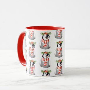 Süßer Weihnachts-Pinguin-Feiertags-Landwirtschaft Tasse