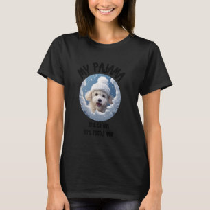 Süßer Weihnachts-Pudel - Lustiges Hundedesign für T-Shirt