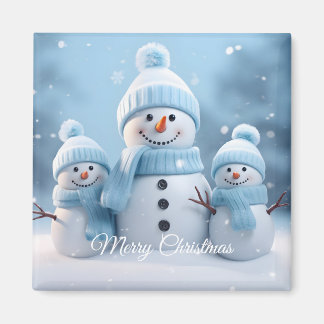Süßer Weihnachts-Schneemann-Magnet Magnet