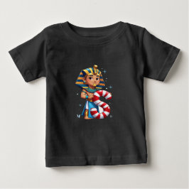 Süßer Weihnachtsbuchstabe S – Candy Cane Holiday C Baby T-shirt