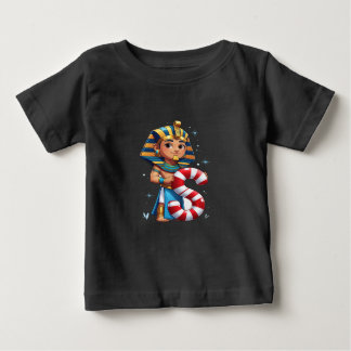 Süßer Weihnachtsbuchstabe S – Candy Cane Holiday C Baby T-shirt