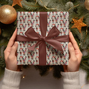 Süßer Weihnachtself Festlicher Buchstabe Y Geschenkpapier