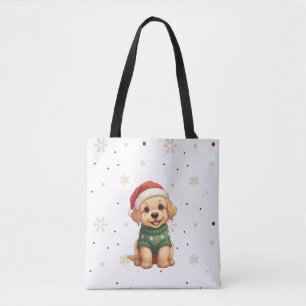 Süßer Weihnachtshund - Festlicher Welpe Weihnachte