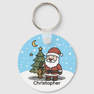 Süßer Weihnachtskartoffel-Anhänger Schlüsselanhänger