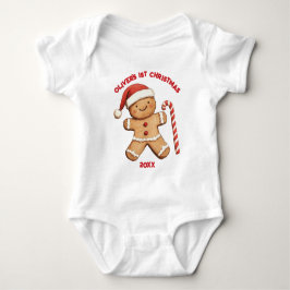 Süßer Weihnachtsmann-Baby-Body zum 1. Weihnachten  Baby Strampler