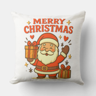 Süßer Weihnachtsmann - Frohe Weihnachten Kissen