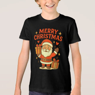 Süßer Weihnachtsmann - Frohe Weihnachten Tri-Blend Shirt