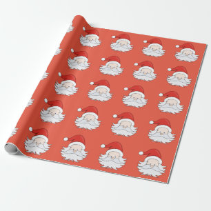 Süßer Weihnachtsmann Geschenkpapier