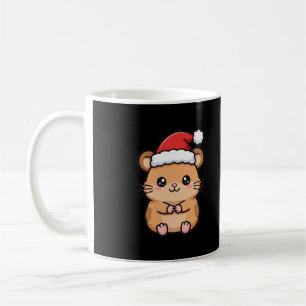Süßer Weihnachtsmann Hamster Weihnachten Kaffeetasse