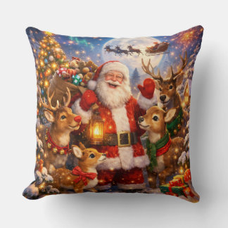 Süßer Weihnachtsmann Kissen