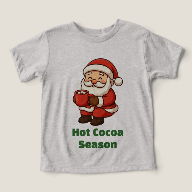 Süßer Weihnachtsmann mit heißer Schokolade (Design Vorderseite)