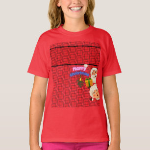 Süßer Weihnachtsmann & Mrs. Claus Frohe Weihnachts T-Shirt