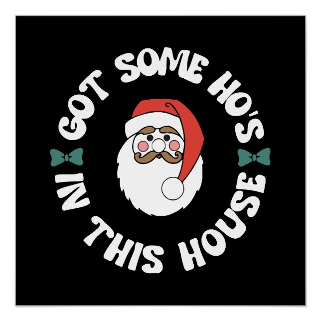 Süßer Weihnachtsmann  Poster (Vorderseite)
