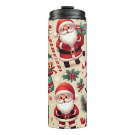Süßer Weihnachtsmann & Rentier-Feiertags-Tumblr – Thermosbecher
