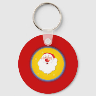 Süßer Weihnachtsmann Schlüsselanhänger