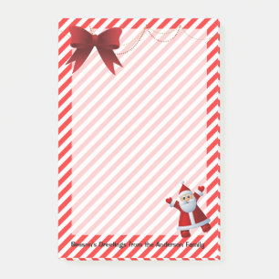 Süßer Weihnachtsmann-To-Do-Liste für Weihnachtsstr Post-it Klebezettel
