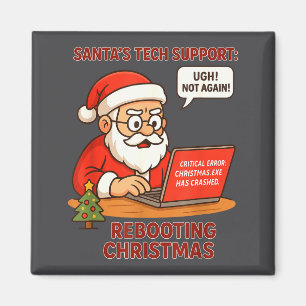 Süßer Weihnachtsmann-Unterstützung für Neustart-Hu Magnet