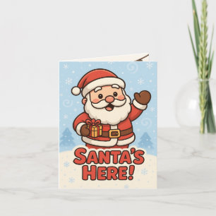 Süßer Weihnachtsmann Weihnachten Karte