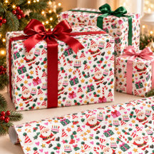 Süßer Weihnachtsmann-Weihnachts-Geburtstagstorten-