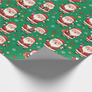 Süßer Weihnachtsmann-Weihnachtsmuster Geschenkpapier