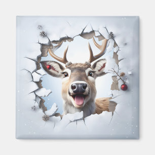 Süßer Weihnachtsrentiermagnet Magnet