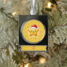 Süßer Weihnachtsstern-Schmuck