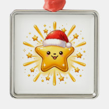 Süßer Weihnachtsstern-Schmuck