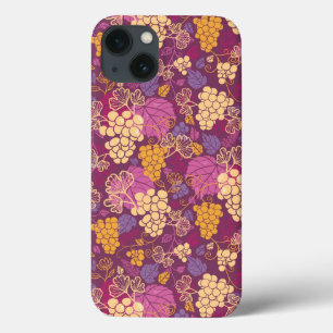 Süßer Weinrebemusterhintergrund Case-Mate iPhone Hülle