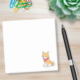 Süßer Welpe Hund Shiba Inu Post-it Klebezettel