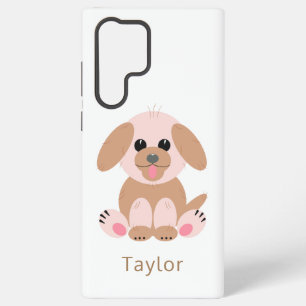 Süßer Welpe Pastell Personalisierte Cartoon Samsung Galaxy Hülle