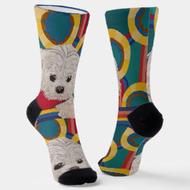 Süßer Welpe Socken