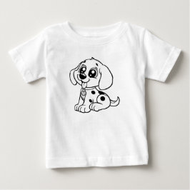 Süßer Welpen-Kinder | süßer Hund lustiges Haustier Baby T-shirt
