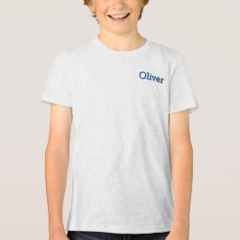 Süßer Weltraum Äußeres Sonnensystem Personalisiert Tri-Blend Shirt