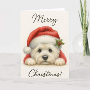 Süßer Westie Karte