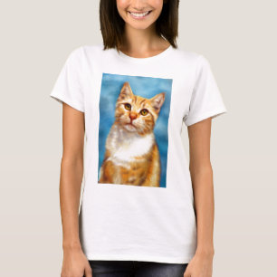 Süßer William - orange Tabby-Katzen-Kunst T-Shirt