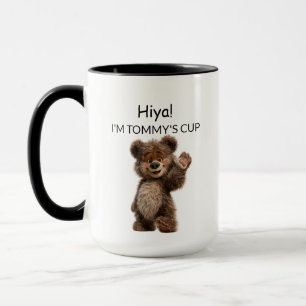 Süßer winkender Bär Tasse