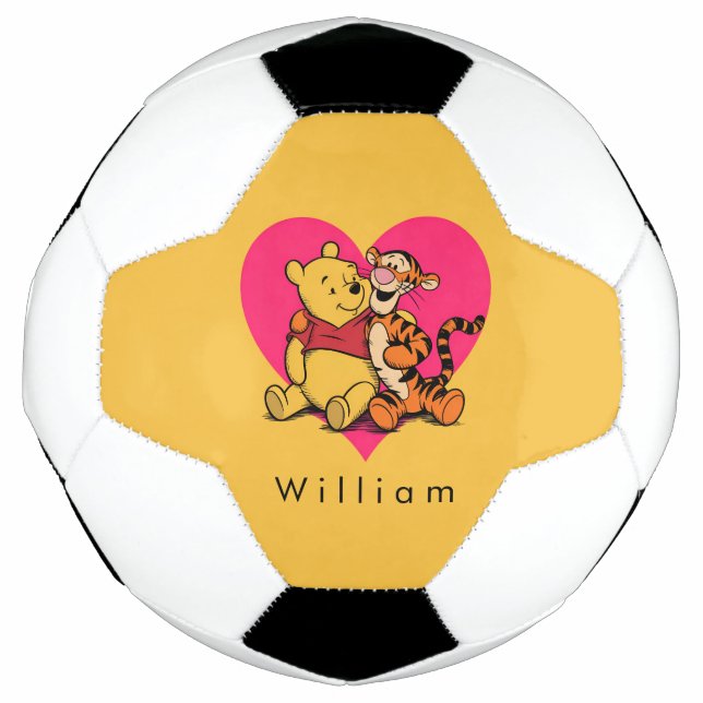 Süßer Winnie Puuh & Tigger Fußball (Vorderseite)