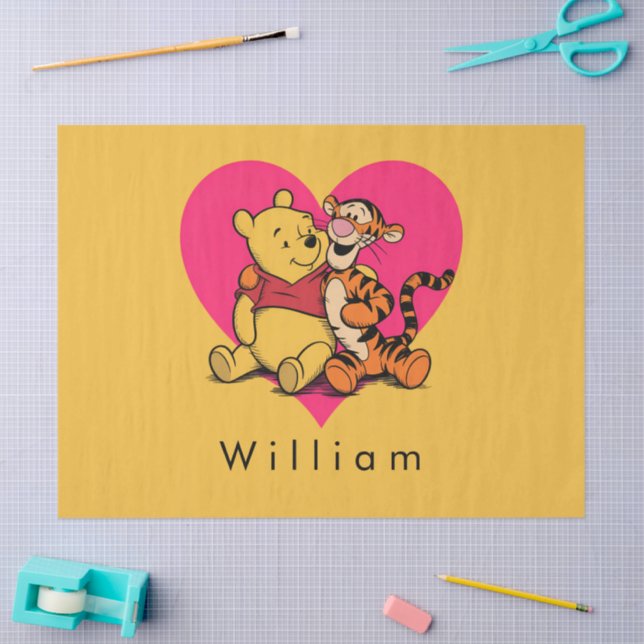 Süßer Winnie Puuh & Tigger Seidenpapier (Basteln)