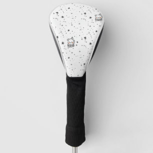Süßer Winter-Eisbär-Schneeflocke Golf Headcover